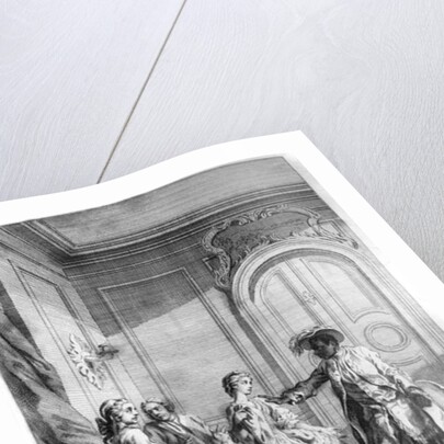 Scene from 'Othello' by William Shakespeare engraved by Hubert Gravelot by Francis (after) Hayman