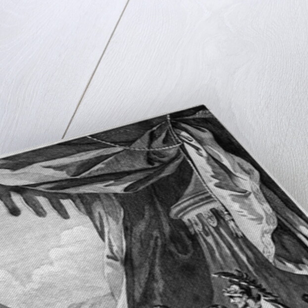 Brutus and Cassius in Brutus's Tent, Act IV Scene iii from 'Julius Caesar' by William Shakespeare engraved by Hubert Gravelot by Francis (after) Hayman