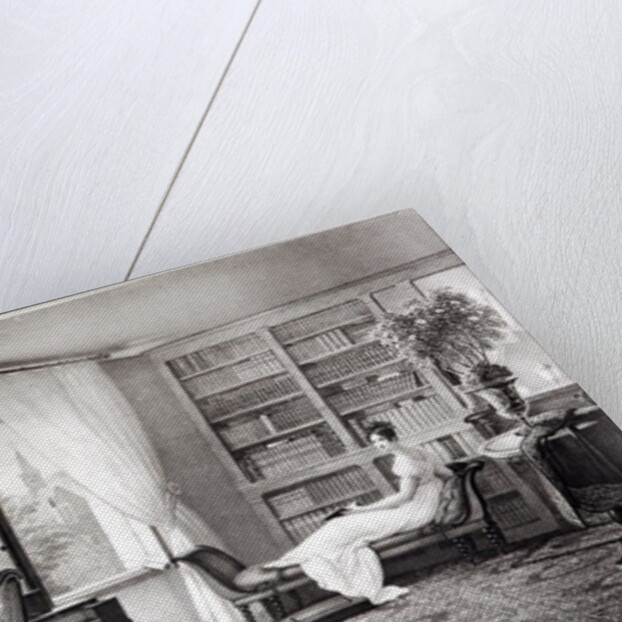 Madame Recamier at the Abbaye-aux-Bois, 1810-44 by Francois Louis Dejuinne