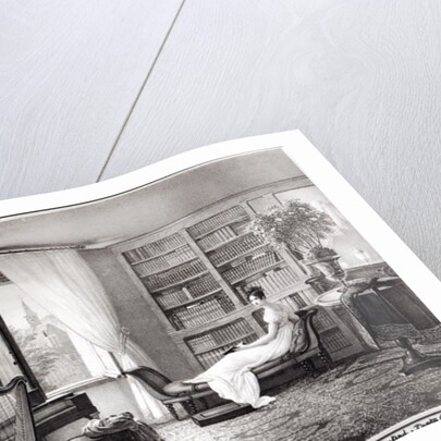 Madame Recamier at the Abbaye-aux-Bois, 1810-44 by Francois Louis Dejuinne