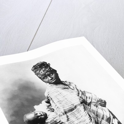 Senegalese Mother and Child, c.1900 by French Photographer