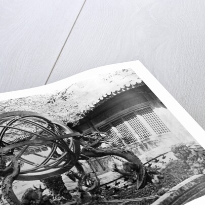 Astronomical instruments at the Imperial Observatory, Peking, China, c.1900 by French Photographer
