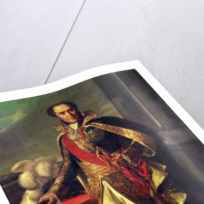 Guillaume Brune after a painting by Marie Guilhelmine Benoist by Eugene Battaille