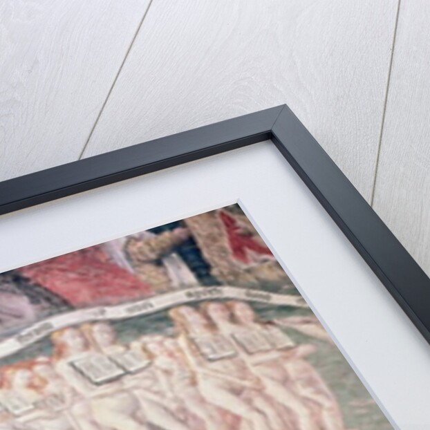 The Last Judgement: The resurrected carrying the book of their life around their necks by French School