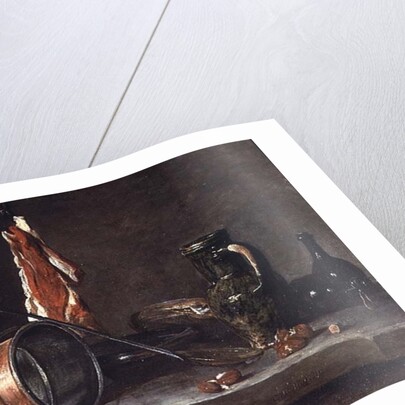 Still life: Feast Day Menu, 1731 by Jean-Baptiste Simeon Chardin