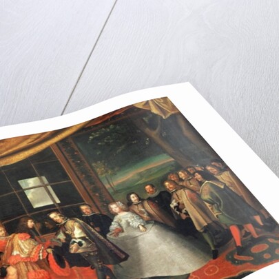 Meeting between Louis XIV and Philippe IV at Isle des Faisans, 7th November 1659 by Jacques Laumosnier