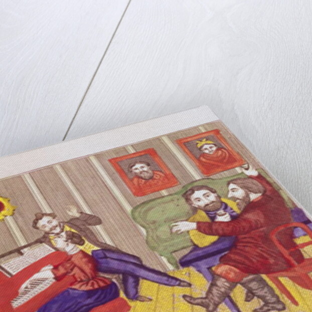 The Singing Lesson, c.1858 by School Russian