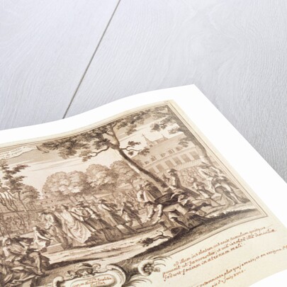 The Hotel de Soissons in 1720 by French School