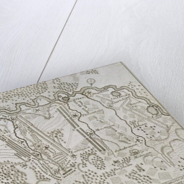 Plan of the Battle of Blenheim between the Imperial Army and the Franco-Bavarian Army, 13th August 1704 by French School