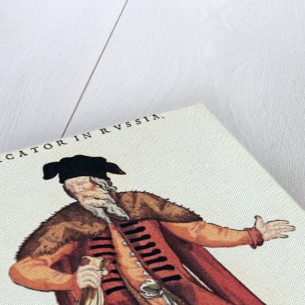 A Russian Merchant by French School