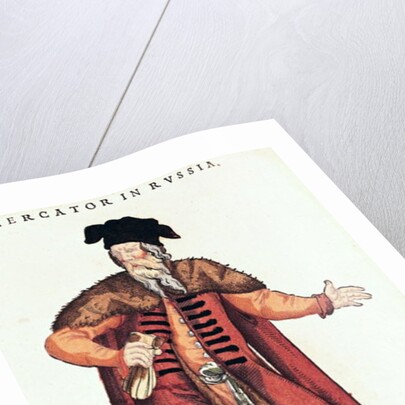 A Russian Merchant by French School