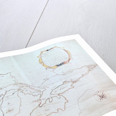 Map of the Great Lakes by Jolliet