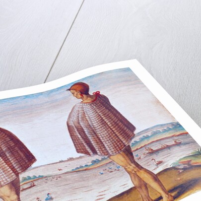 A Priest from Secoton in Virginia by Jacques Le Moyne