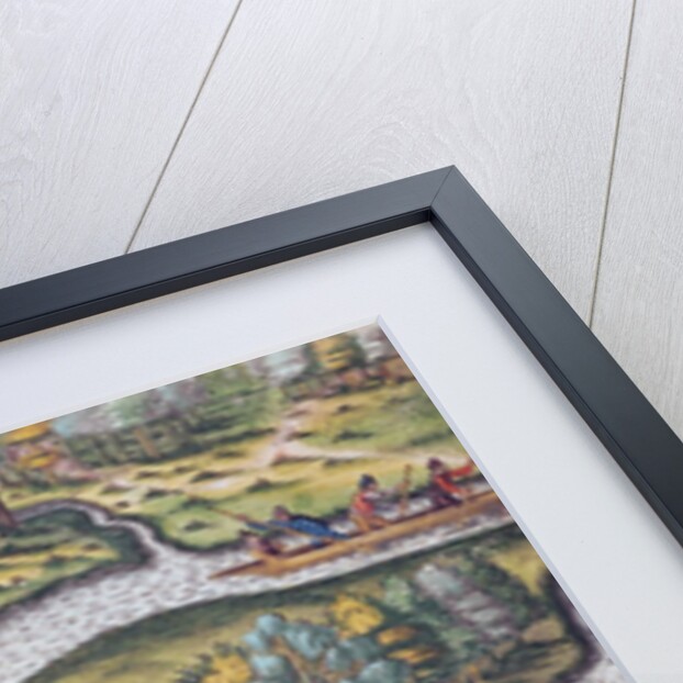 The French left at Fort Charles suffering from a lack of food by Jacques Le Moyne