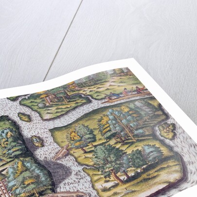 The French left at Fort Charles suffering from a lack of food by Jacques Le Moyne