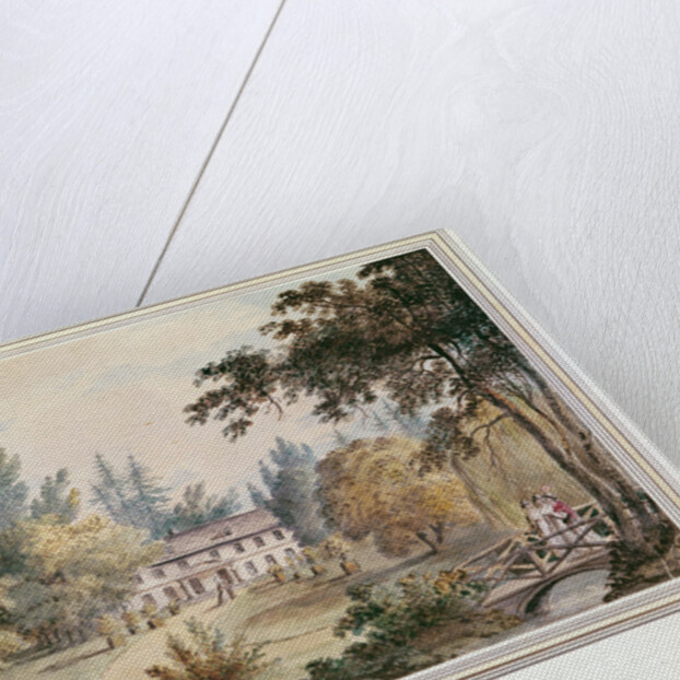 Sketch in the Gardens at Aulnay, 1817 by James Forbes