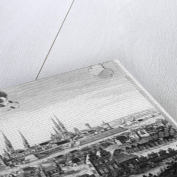 View of Lubeck by Matthaus the Elder Merian