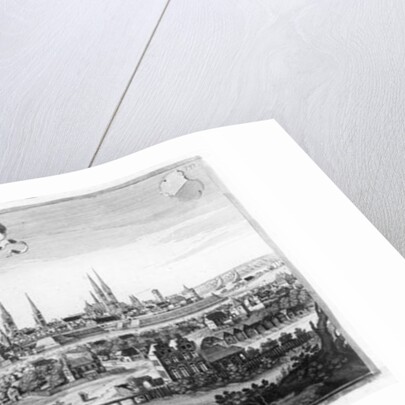 View of Lubeck by Matthaus the Elder Merian