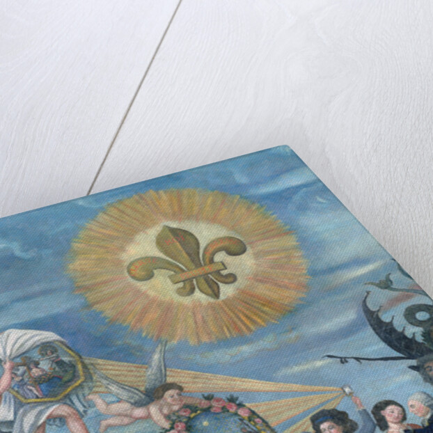 The Hope of Happiness Dedicated to the Nation with Louis XVI Driven by Goodness and Jacques Necker Driven by Truth by Dubois