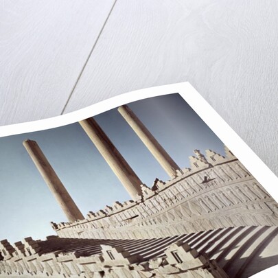 View of the east staircase of the Apadana c.515 BC by Achaemenid