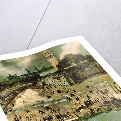 The Port of Seville, c.1590 by Alonso Sanchez Coello