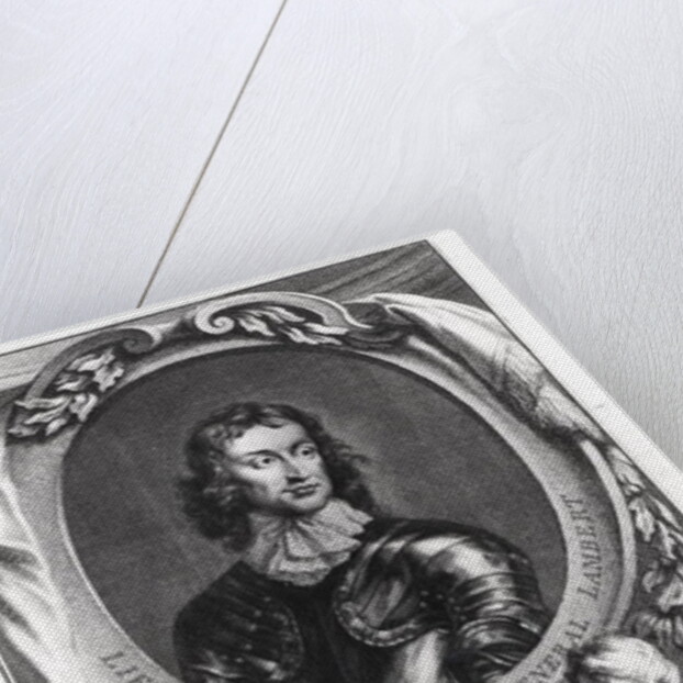 Portrait of Lieutenant General John Lambert engraved by Jacobus Houbraken by English School