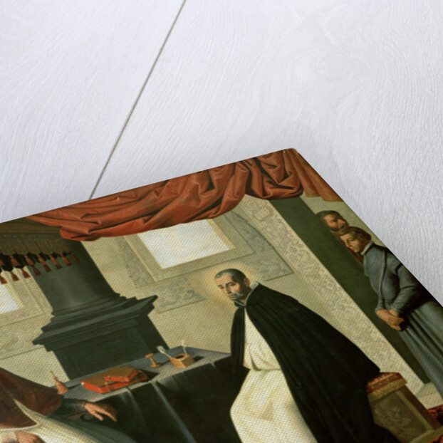 St. Bruno and Pope Urban II 1630-35 by Francisco de Zurbaran