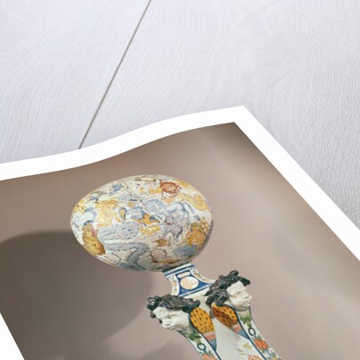 Celestial sphere on a pedestal with four lions, 1725 by Pierre Chapelle