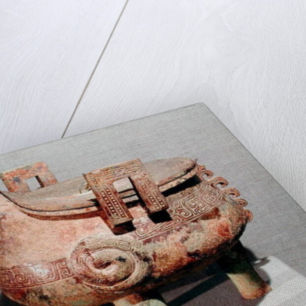 Sacrificial 'hsi-ting' animal figure, from Shucheng, Anhui, Chou Dynasty, 7th-6th century BC by School Chinese