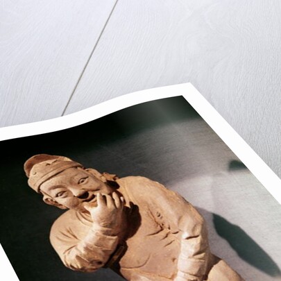 Figurine of an actor whistling by School Chinese