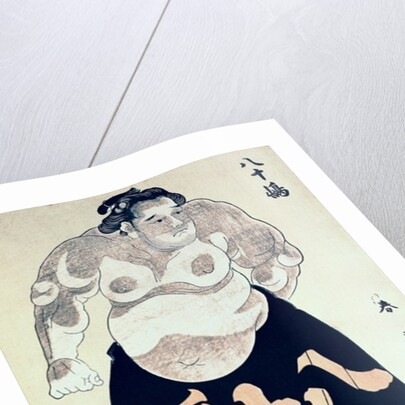 A Wrestler by Katsukawa Shun'ei