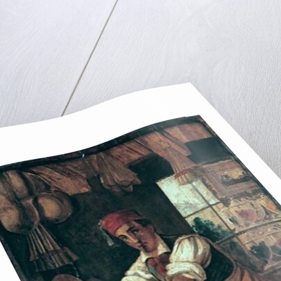 Shop sign for a paint seller, 225 rue Saint-Denis by French School