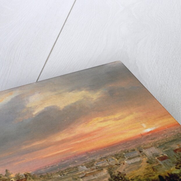 View of the Butte Montmartre, c.1830 by Louis Jacques Mande Daguerre