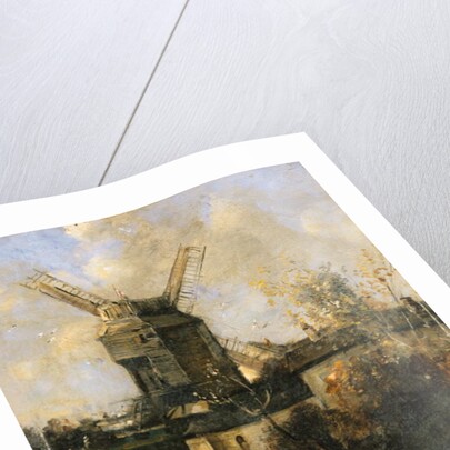 The Moulin de la Galette, Montmartre, 1861 by Antoine Vollon