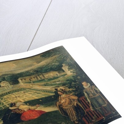 A Picnic in a Park by Flemish School