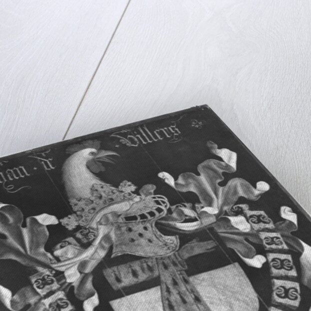 Coat of Arms of Jehan de Villers, Seigneur of Lille Adam, 3rd Chapter of the Order of the Golden Fleece, Dijon, 1430 by Flemish School