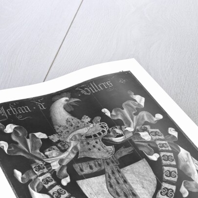 Coat of Arms of Jehan de Villers, Seigneur of Lille Adam, 3rd Chapter of the Order of the Golden Fleece, Dijon, 1430 by Flemish School