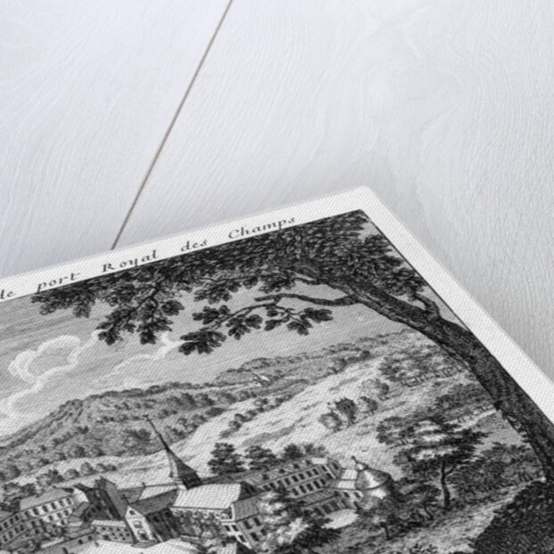 General view of the Abbey of Port-Royal des Champs, 1709 by Louise Madelaine Cochin