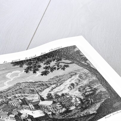 General view of the Abbey of Port-Royal des Champs, 1709 by Louise Madelaine Cochin