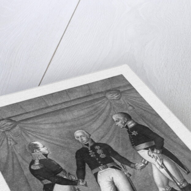 The Holly Alliance, 1815 by Johann Carl Bock