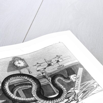 Fable of the Snake and the Files by German School