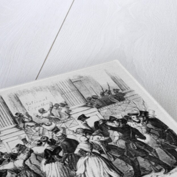 Palace of the Princes of Prussia in Berlin on 20th March 1848 by German School