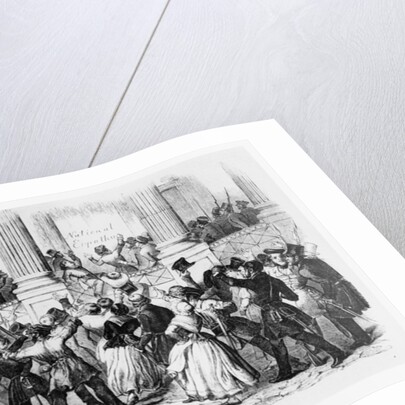 Palace of the Princes of Prussia in Berlin on 20th March 1848 by German School