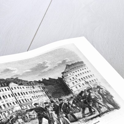 Uprising in Dresden on 6th March 1848 by German School
