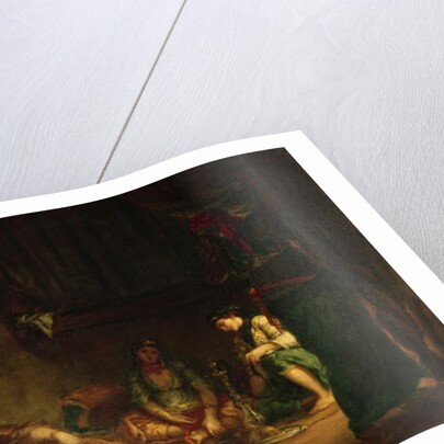 The Women of Algiers in their Harem, 1847-49 by Ferdinand Victor Eugene Delacroix