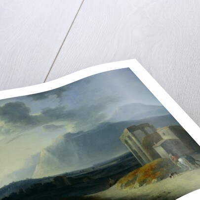 Landscape with Mount Stromboli by Willem Schellinks