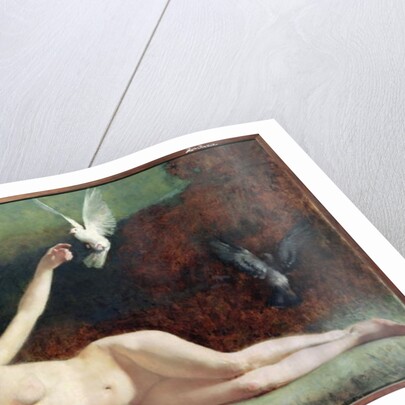 Woman with Pigeons, c.1883 by Ernst Philippe Zacharie