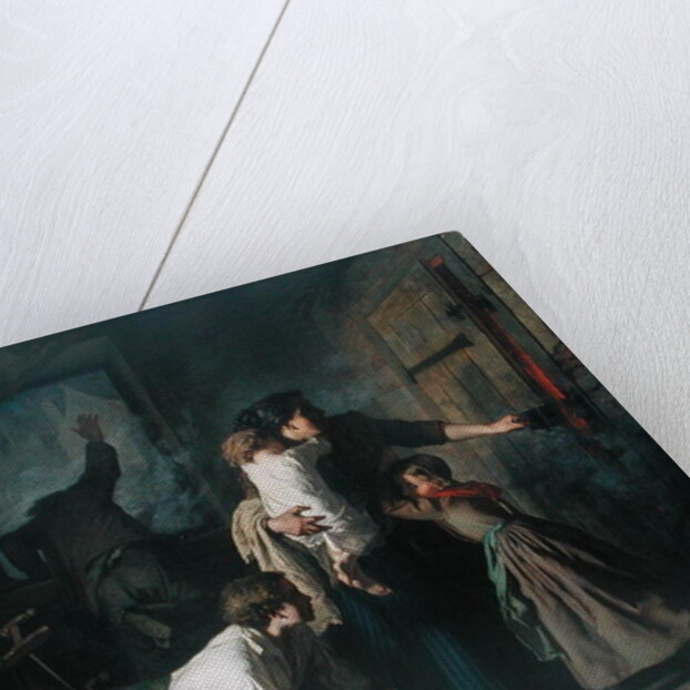 The Fire, 1850 by Alexandre Antigna