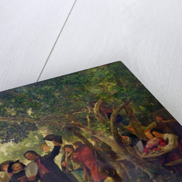 The Winner of the Cock Dance, 1871 by Gustave Brion