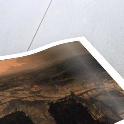 Illumination of Notre Dame to Celebrate the Election of Prince Louis-Napoleon Bonaparte to the Republic, after 1850 by Jean-Jacques Champin